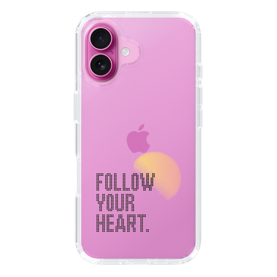 Slim Protection Case［ Original - Dot Overlay - FOLLOW YOUR HEART/A ］