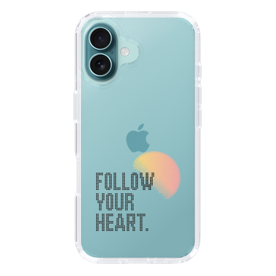 Slim Protection Case［ Original - Dot Overlay - FOLLOW YOUR HEART/A ］