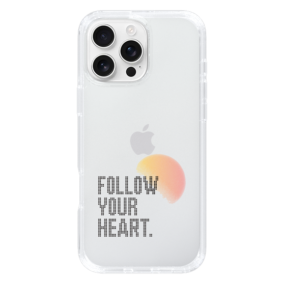 Slim Protection Case［ Original - Dot Overlay - FOLLOW YOUR HEART/A ］