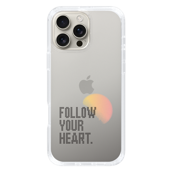 Slim Protection Case［ Original - Dot Overlay - FOLLOW YOUR HEART/A ］
