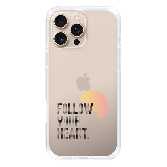 Slim Protection Case［ Original - Dot Overlay - FOLLOW YOUR HEART/A ］