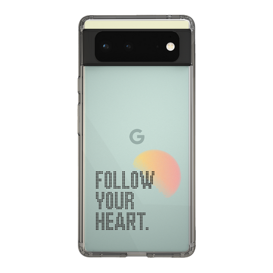 Slim Protection Case［ Original - Dot Overlay - FOLLOW YOUR HEART/A ］