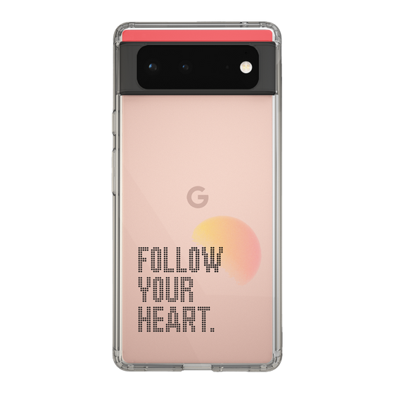 Slim Protection Case［ Original - Dot Overlay - FOLLOW YOUR HEART/A ］