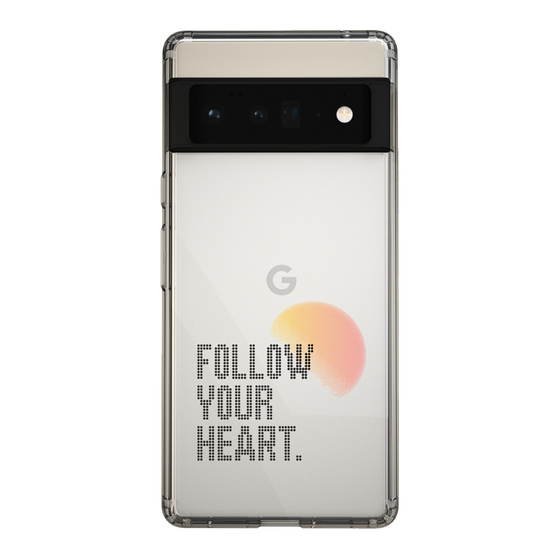Slim Protection Case［ Original - Dot Overlay - FOLLOW YOUR HEART/A ］