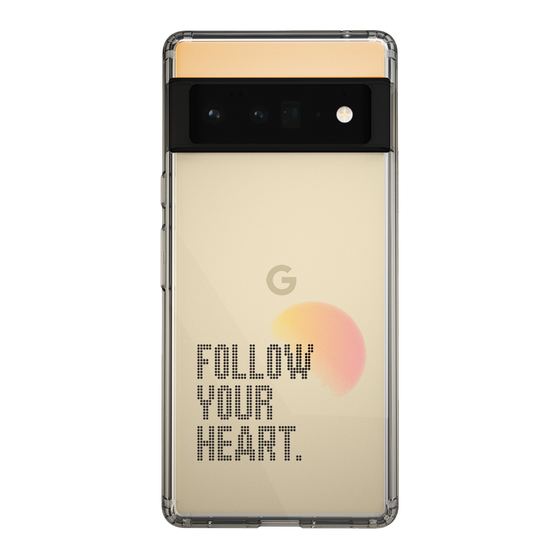 Slim Protection Case［ Original - Dot Overlay - FOLLOW YOUR HEART/A ］