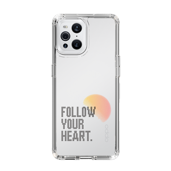 Slim Protection Case［ Original - Dot Overlay - FOLLOW YOUR HEART/A ］