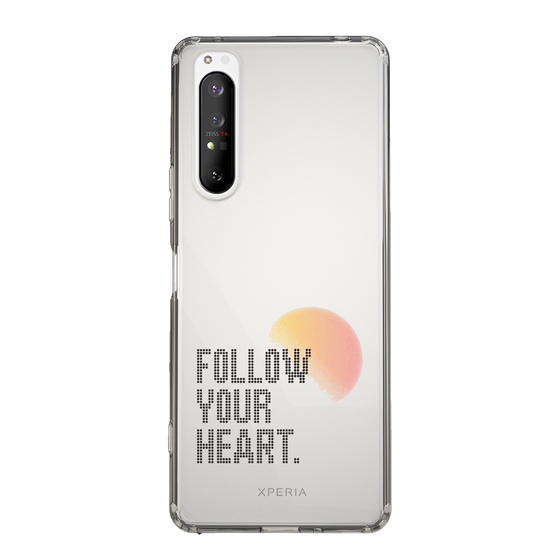 Slim Protection Case［ Original - Dot Overlay - FOLLOW YOUR HEART/A ］
