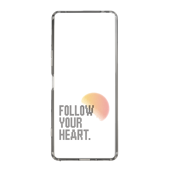 Slim Protection Case［ Original - Dot Overlay - FOLLOW YOUR HEART/A ］