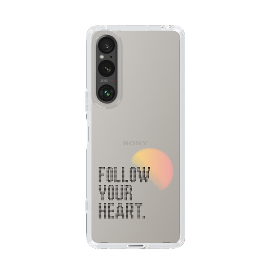 Slim Protection Case［ Original - Dot Overlay - FOLLOW YOUR HEART/A ］