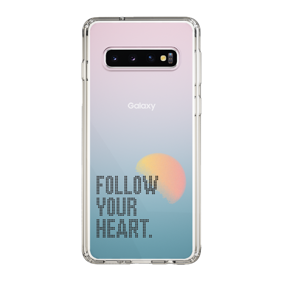 Slim Protection Case［ Original - Dot Overlay - FOLLOW YOUR HEART/A ］