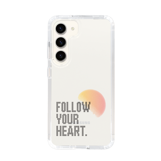 Slim Protection Case［ Original - Dot Overlay - FOLLOW YOUR HEART/A ］
