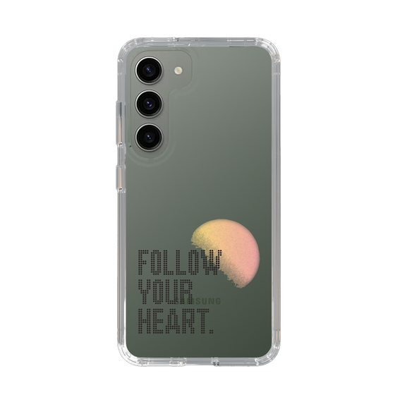 Slim Protection Case［ Original - Dot Overlay - FOLLOW YOUR HEART/A ］