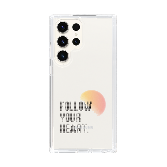 Slim Protection Case［ Original - Dot Overlay - FOLLOW YOUR HEART/A ］