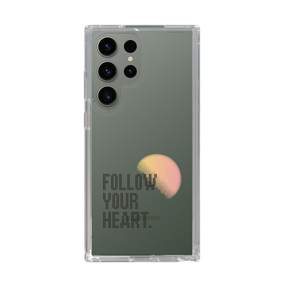 Slim Protection Case［ Original - Dot Overlay - FOLLOW YOUR HEART/A ］
