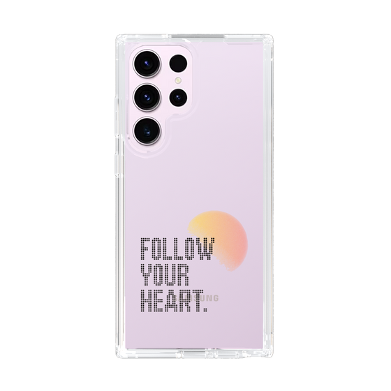 Slim Protection Case［ Original - Dot Overlay - FOLLOW YOUR HEART/A ］