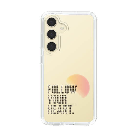 Slim Protection Case［ Original - Dot Overlay - FOLLOW YOUR HEART/A ］