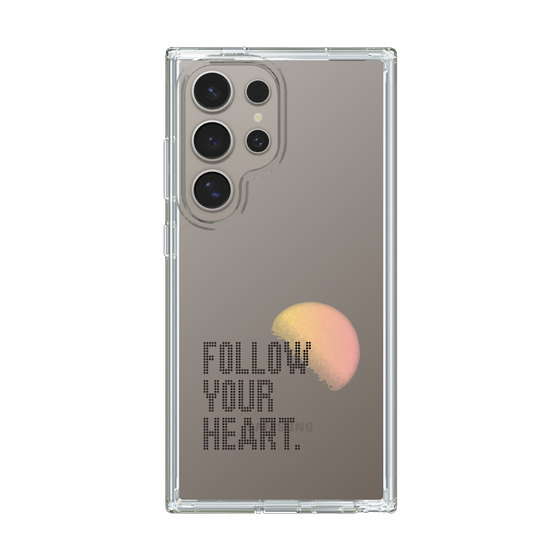 Slim Protection Case［ Original - Dot Overlay - FOLLOW YOUR HEART/A ］