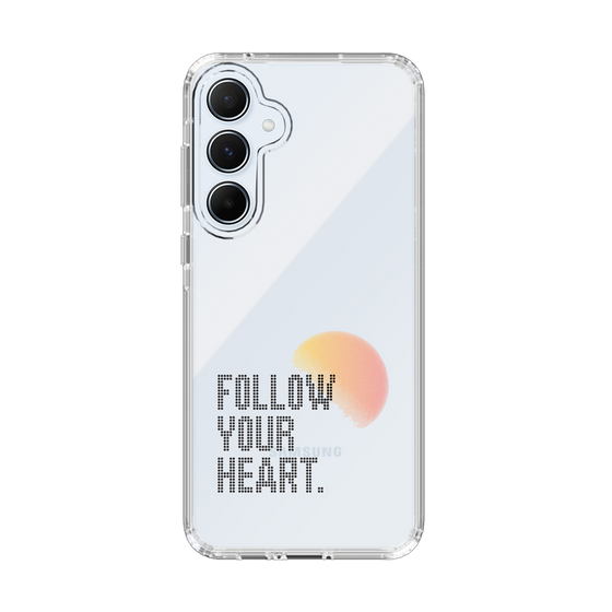Slim Protection Case［ オリジナル - ドットオーバーレイ - FOLLOW YOUR HEART/A ］