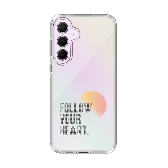 Slim Protection Case［ オリジナル - ドットオーバーレイ - FOLLOW YOUR HEART/A ］