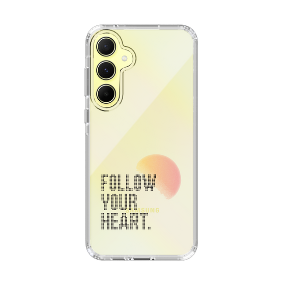 Slim Protection Case［ オリジナル - ドットオーバーレイ - FOLLOW YOUR HEART/A ］