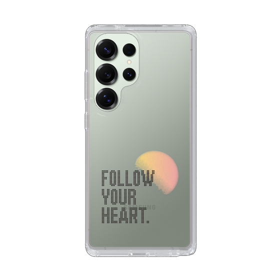 Slim Protection Case［ Original - Dot Overlay - FOLLOW YOUR HEART/A ］