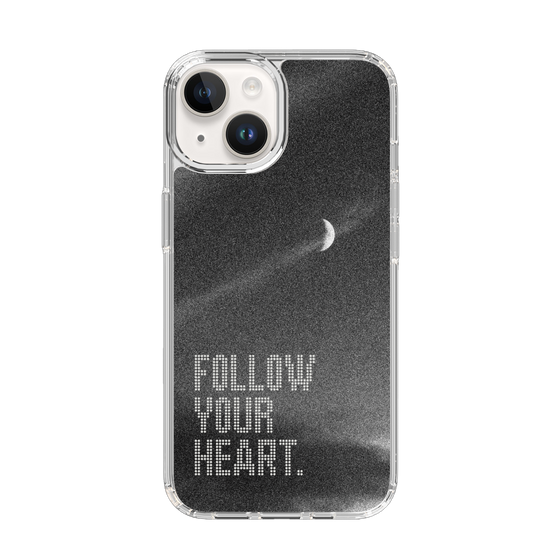 Slim Protection Case［ Original - Dot Overlay - FOLLOW YOUR HEART/B ］