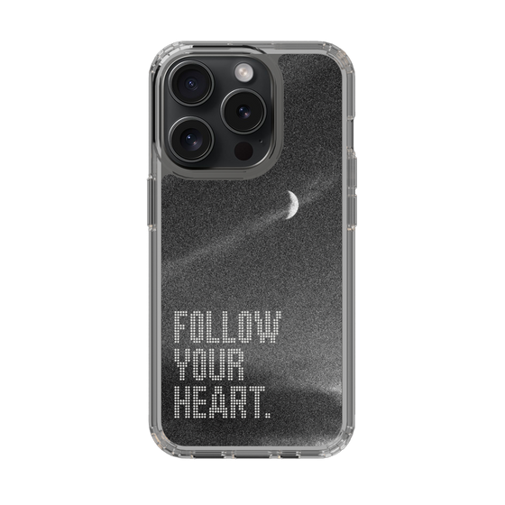 Slim Protection Case［ Original - Dot Overlay - FOLLOW YOUR HEART/B ］