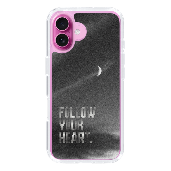 Slim Protection Case［ Original - Dot Overlay - FOLLOW YOUR HEART/B ］