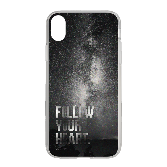 Slim Protection Case［ Original - Dot Overlay - FOLLOW YOUR HEART/C ］