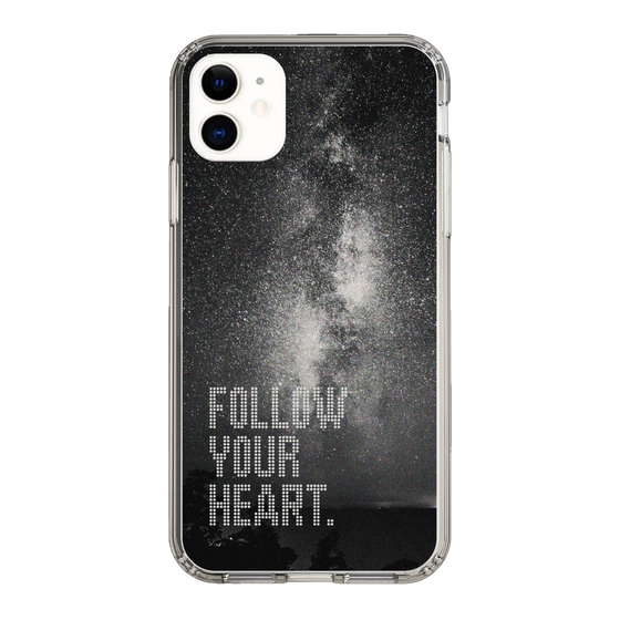 Slim Protection Case［ Original - Dot Overlay - FOLLOW YOUR HEART/C ］