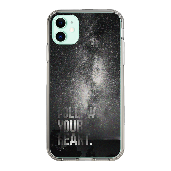 Slim Protection Case［ Original - Dot Overlay - FOLLOW YOUR HEART/C ］