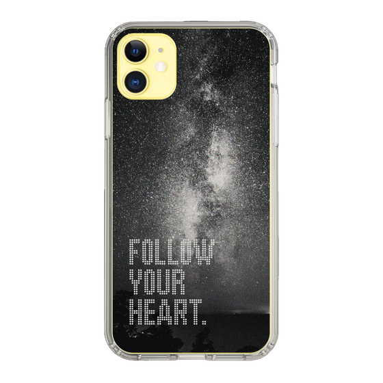 Slim Protection Case［ Original - Dot Overlay - FOLLOW YOUR HEART/C ］