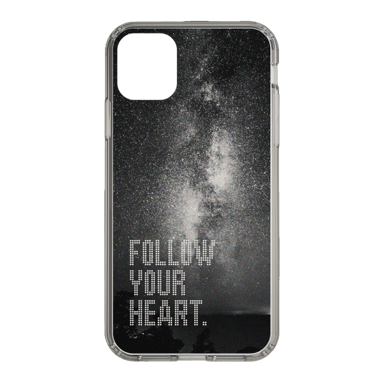 Slim Protection Case［ Original - Dot Overlay - FOLLOW YOUR HEART/C ］