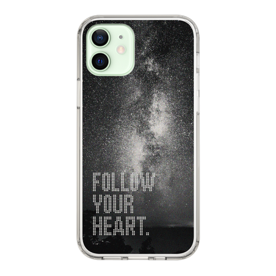 Slim Protection Case［ Original - Dot Overlay - FOLLOW YOUR HEART/C ］