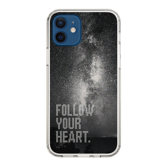 Slim Protection Case［ Original - Dot Overlay - FOLLOW YOUR HEART/C ］