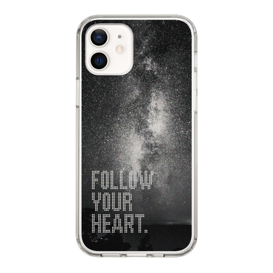 Slim Protection Case［ Original - Dot Overlay - FOLLOW YOUR HEART/C ］