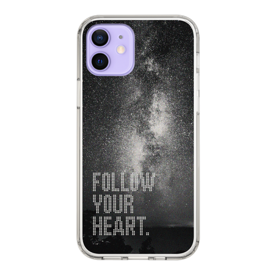 Slim Protection Case［ Original - Dot Overlay - FOLLOW YOUR HEART/C ］