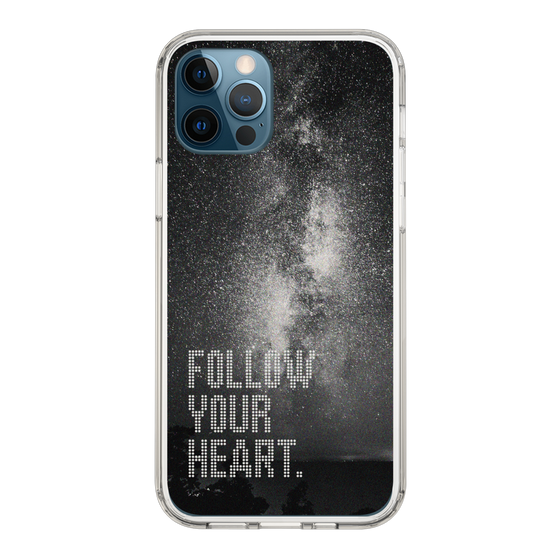 Slim Protection Case［ Original - Dot Overlay - FOLLOW YOUR HEART/C ］