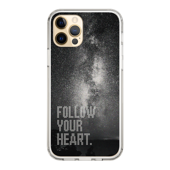 Slim Protection Case［ Original - Dot Overlay - FOLLOW YOUR HEART/C ］