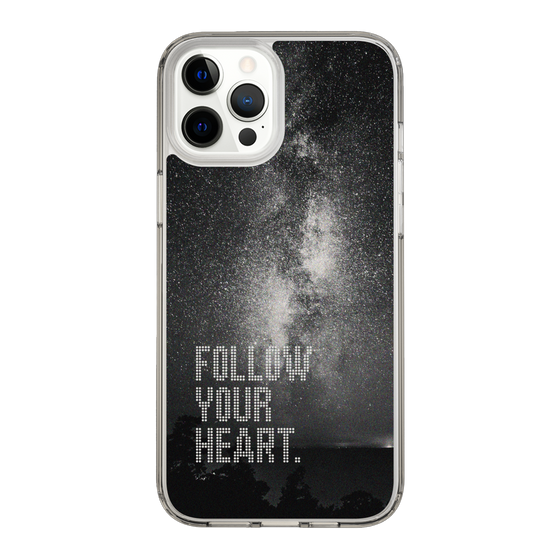 Slim Protection Case［ Original - Dot Overlay - FOLLOW YOUR HEART/C ］