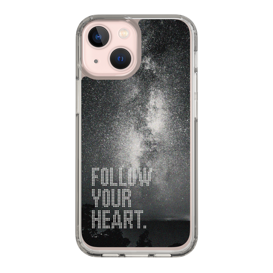 Slim Protection Case［ オリジナル - ドットオーバーレイ - FOLLOW YOUR HEART/C ］