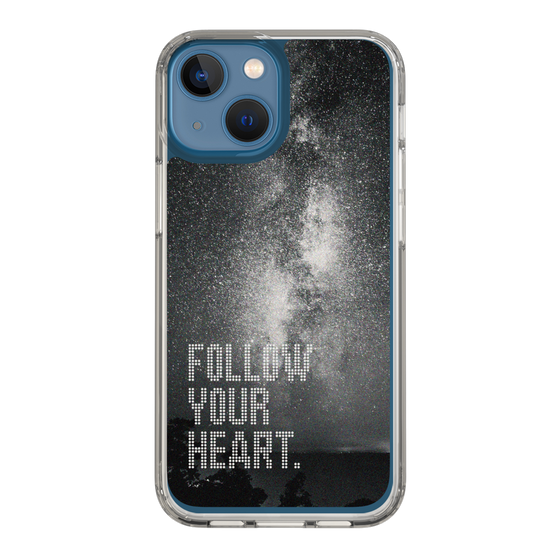 Slim Protection Case［ オリジナル - ドットオーバーレイ - FOLLOW YOUR HEART/C ］
