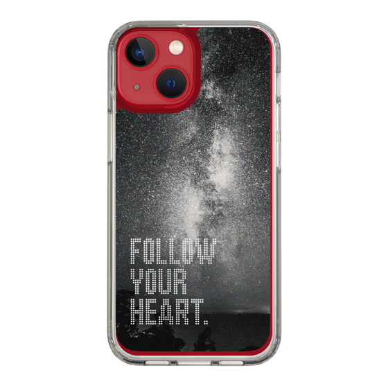 Slim Protection Case［ オリジナル - ドットオーバーレイ - FOLLOW YOUR HEART/C ］