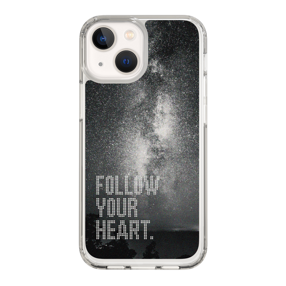 Slim Protection Case［ オリジナル - ドットオーバーレイ - FOLLOW YOUR HEART/C ］