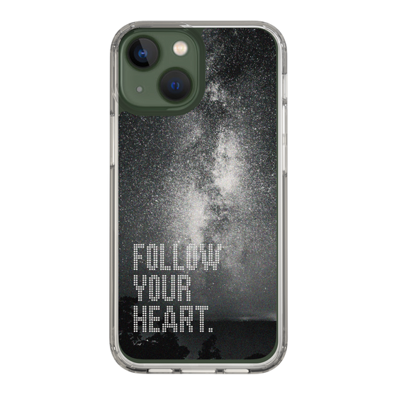 Slim Protection Case［ オリジナル - ドットオーバーレイ - FOLLOW YOUR HEART/C ］