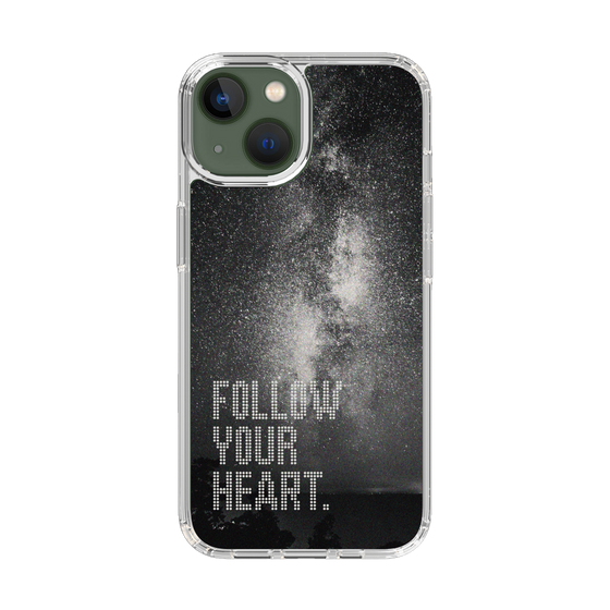 Slim Protection Case［ Original - Dot Overlay - FOLLOW YOUR HEART/C ］
