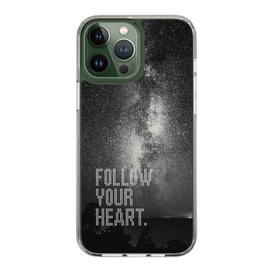 Slim Protection Case［ Original - Dot Overlay - FOLLOW YOUR HEART/C ］