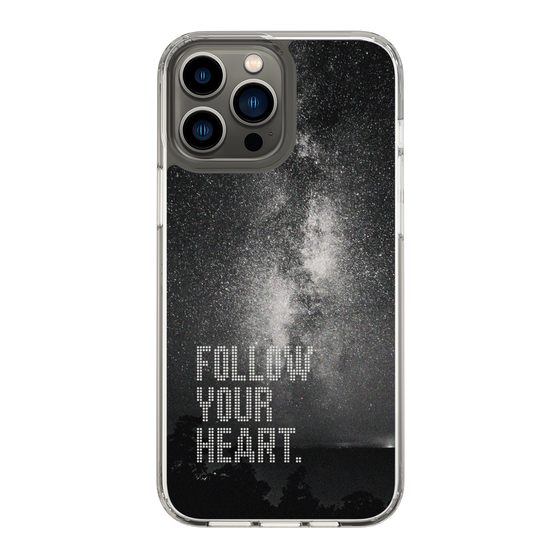 Slim Protection Case［ Original - Dot Overlay - FOLLOW YOUR HEART/C ］