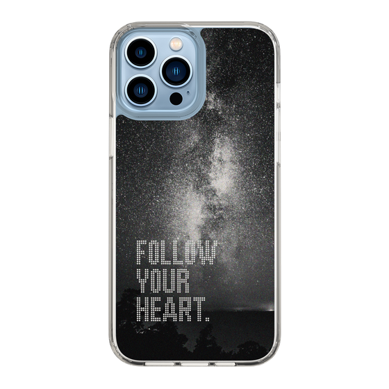 Slim Protection Case［ Original - Dot Overlay - FOLLOW YOUR HEART/C ］