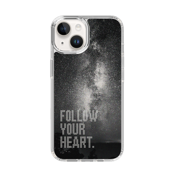 Slim Protection Case［ Original - Dot Overlay - FOLLOW YOUR HEART/C ］
